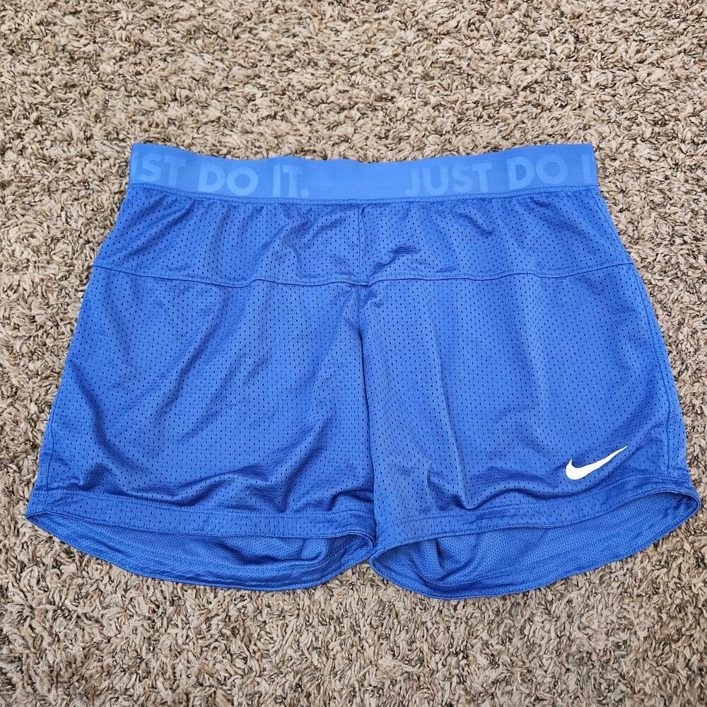 Nike Jersey Blue Athletic Shorts  Medium